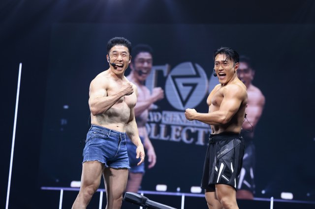 GENERATIONS、『GENEコレ』で“やりたい放題”全12ステージを展開（左から）なかやまきんに君、GENERATIONS・中務裕太