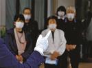 地域防災の訴えに力を込める立候補者＝松江市島根町