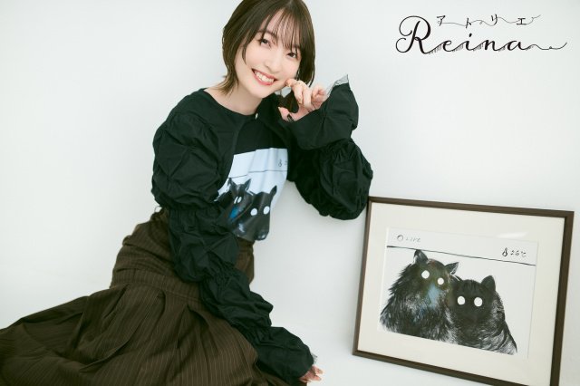声優・上田麗奈、センス抜群！描いたイラストTシャツ登場 新作4種類で