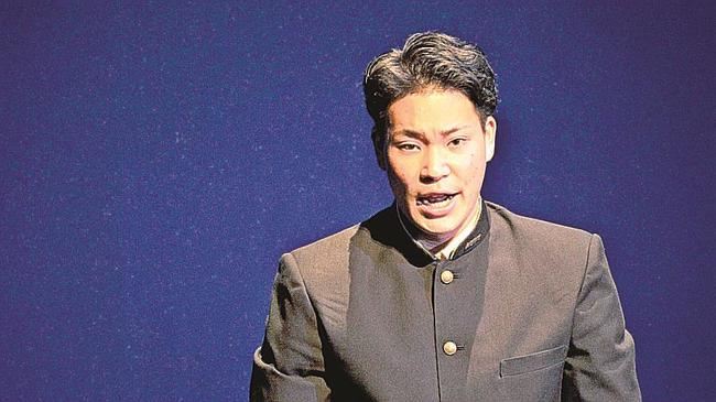 曽田昇吾さんを撮影したドキュメンタリー映画「メロスたち」の一場面