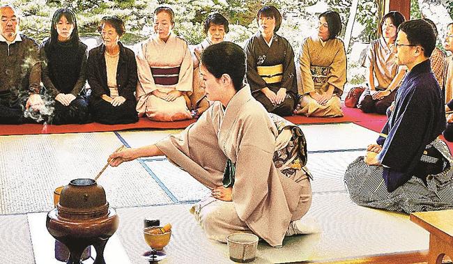 第３６回松江城大茶会（２０１９年）の様子