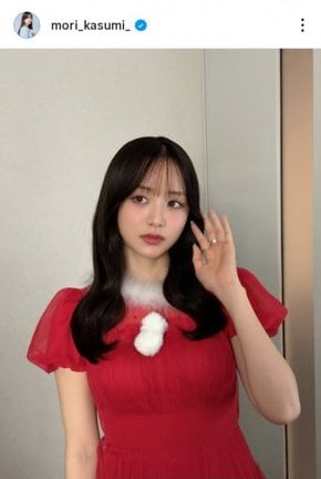 森香澄「セブンイレブン×ちいかわ PRイベント　ありがとうございました」（写真はインスタグラム @mori_kasumi_ より）