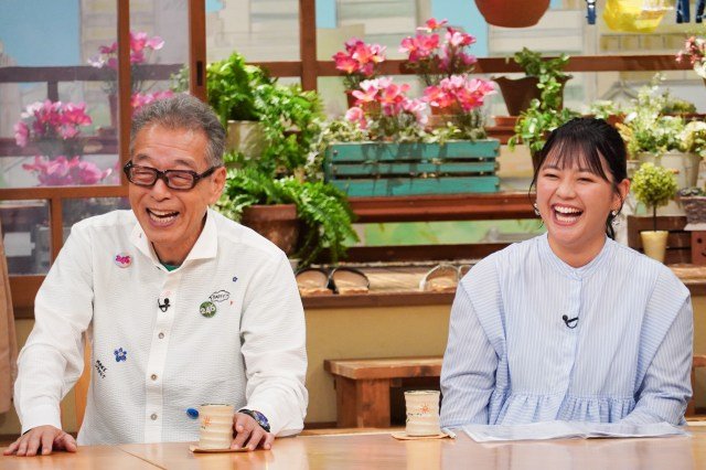 27日放送『よ～いドン！UP』に出演する円広志、谷元星奈（C）カンテレ