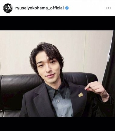 横浜流星「『名探偵コナン ハイウェイの堕天使』舞台挨拶でした」 (写真はインスタグラム @ryuseiyokohama_official より)