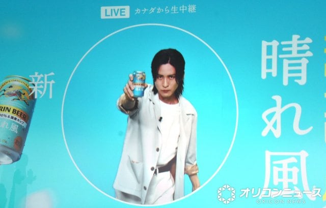 CM撮影で涙をみせたことを明かしたSnow Man・目黒蓮（生中継） （C）ORICON NewS inc.