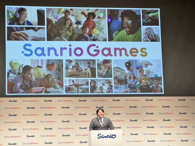 ゲーム事業説明会に登壇した、株式会社サンリオ代表取締役社長　辻 朋邦